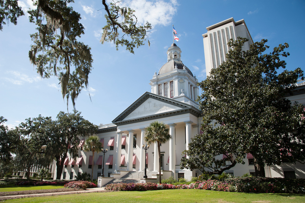 Tallahassee State Capitol buildings Florida USA