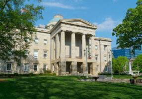 Sate Capitol building in Raleigh, NC. USA
